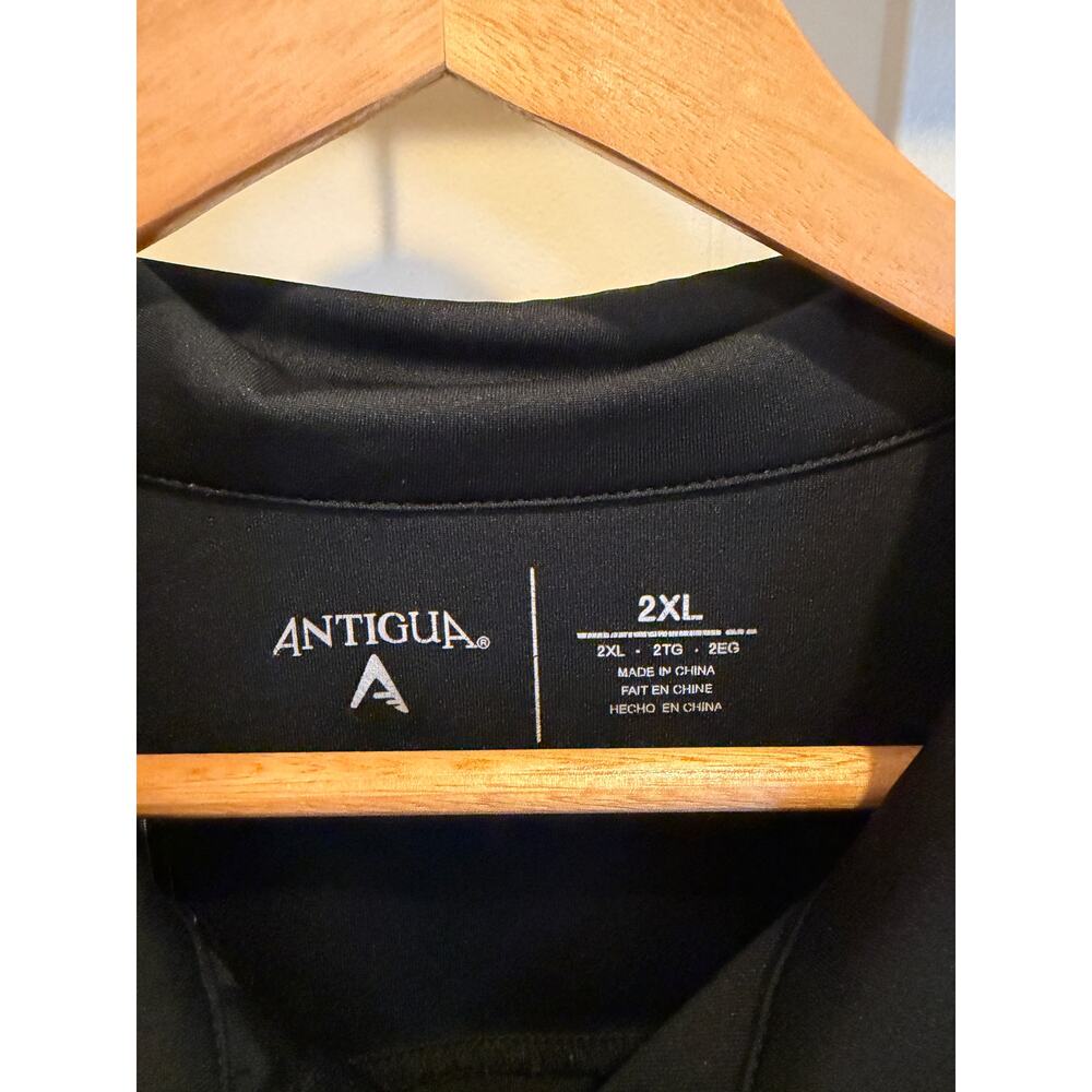 Antigua-Black MLB AZ Diamondbacks w/stripe sleeves-performance Golf Polo-2XL - Picture 2 of 4